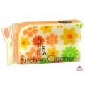 124515_KITCHEN CLEANER Губка для мытья посуды из поролона (оранжевая)