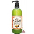 043639_Olive natural hair milky essence Молочко-эмульсия для волос с экстрактом оливы поддерживающая природное состояние волос, объем 0,5 л